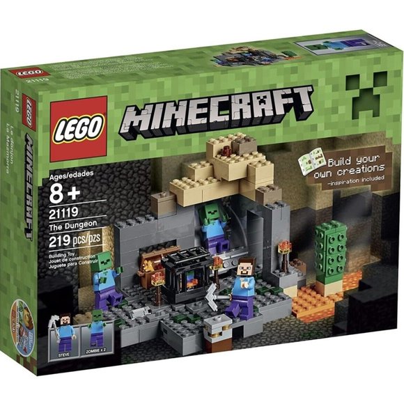 LEGO 21119 Minecraft The Dungeon | BrickEconomy  Minecraft #21119 The Dungeon (RETIRED SET) BONUS 16 EXTRA FIGURES INCLUDED!